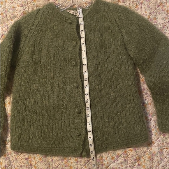 Vintage 1960’s Italian mohair-blend cardigan sweater - Picture 5 of 6